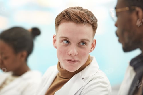 Preview: Portrait of Young Medical Student in Seminar