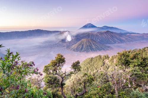 Preview: Amazing view of high mountains and blue sky