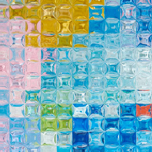 Preview: Aesthetic background with patterned glass texture