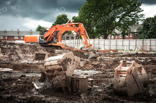 Preview: Tractor on construction site
