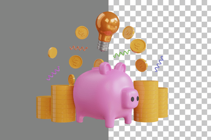 Preview: Piggy Bank 3D Icon