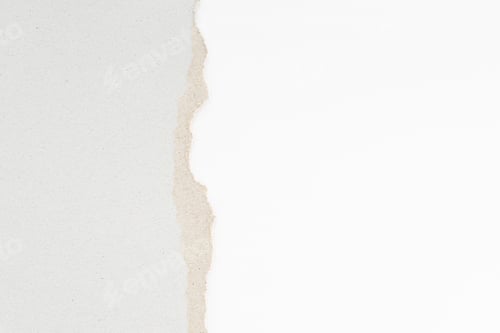 Preview: Abstract background with ripped Recycled cardboard and white textured paper