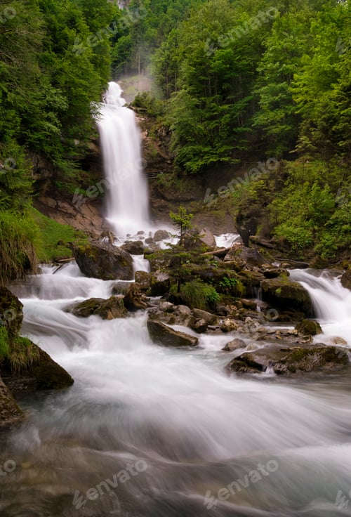 Preview: The Giessbach falls near the Swiss town Brienz