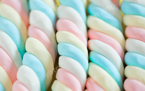 Preview: Closeup of twisted marshmallow background