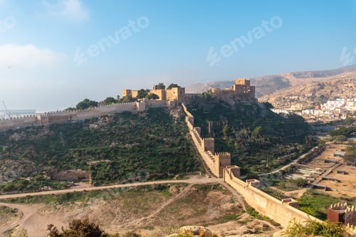 Preview: View from the viewpoint of Cerro San Cristobal de la Muralla de Jairan and the Alcazaba