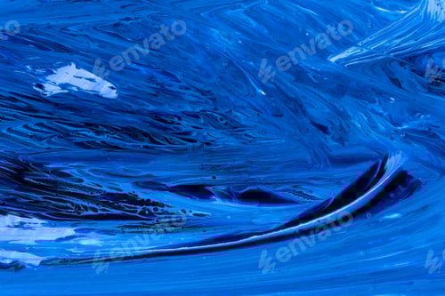 Preview: Abstract flow of liquid paints in mix