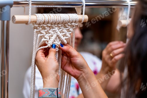 Preview: Macrame Workshop. Macrame Studio: Women Creating Exquisite Textile Art