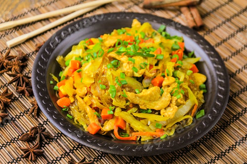 Preview: Fried soy noodles with chicken