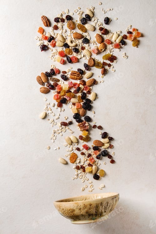 Preview: Variety of dried fruits and nuts