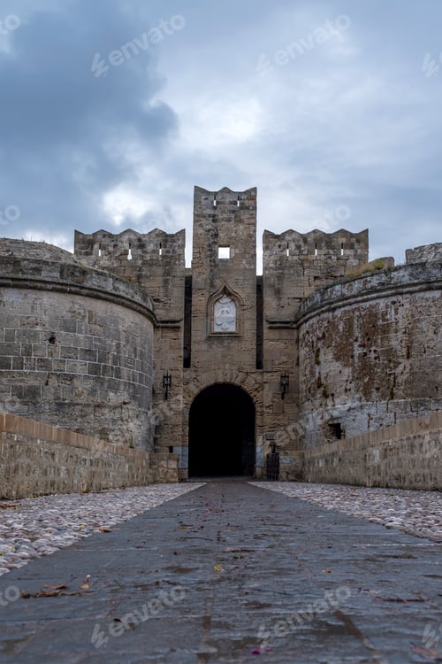 Preview: Medieval Castle of the Knights old town of Rhodes Island