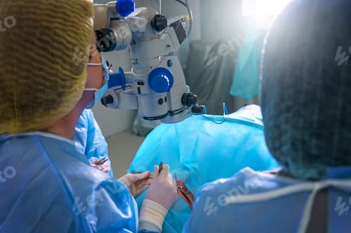 Preview: Blepharoplasty plastic surgery. Rejuvenation of the area around the eyes