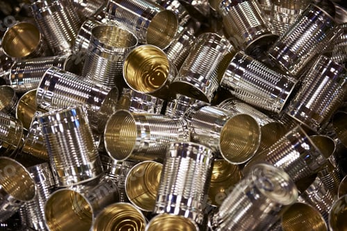 Preview: Empty clean aluminium cans