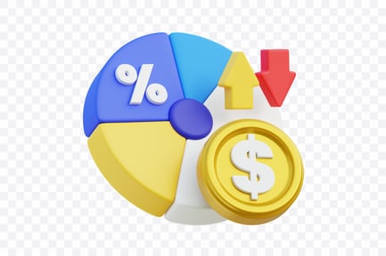 Preview: Shares Pie Allocation with Arrows