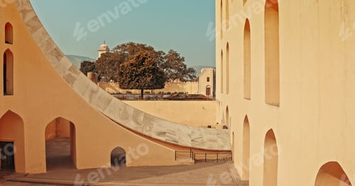 Preview: Jaipur, Rajasthan, India. Jantar Mantar, In Jaipur, Is Astronomical Observation Site Built In Early