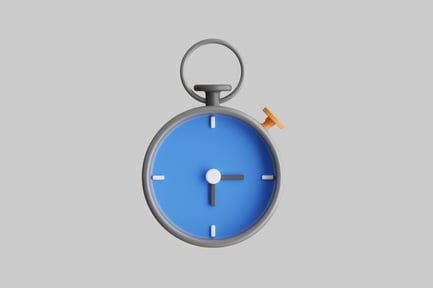 Preview: Blue cooking timer pomodoro style
