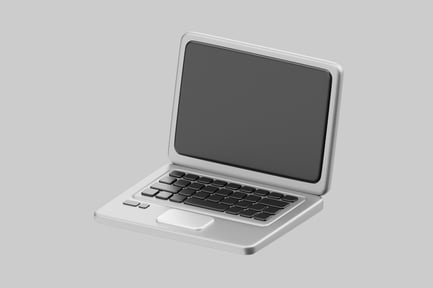 Preview: Minimalist silver laptop