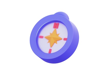 Preview: Compass 3D Illustration