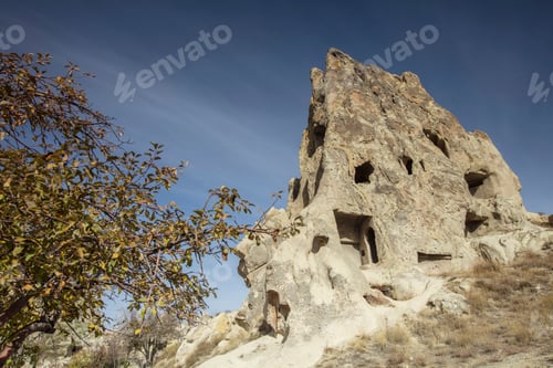 Preview: Beautiful landscape with colorful hot air balloons at sunrise, Cappadocia, Turkey