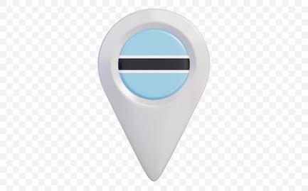 Preview: Botswana Location Pin