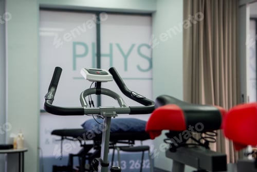 Preview: Exercise bike at a physiotherapist clinic