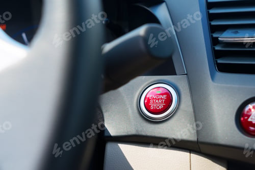 Preview: Car start engine button