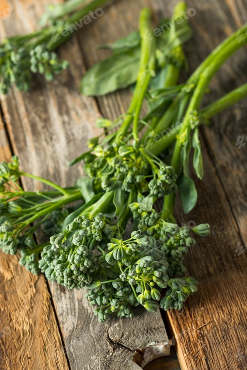 Preview: Raw Green Organic Broccolini