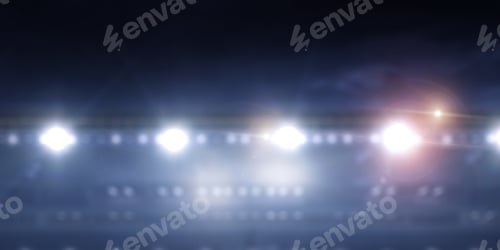 Preview: Football stadium in lights