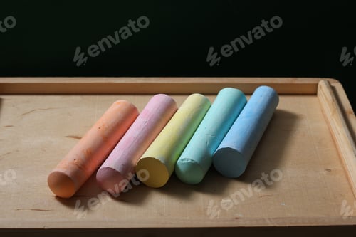 Preview: Still life of colorful pastels