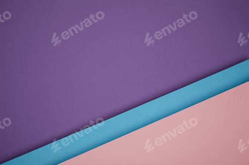 Preview: beautiful geometric blue, pink and purple paper background