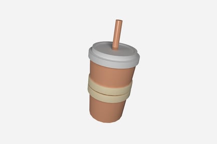 Preview: Soft Drink Cartoon 3D Illustration
