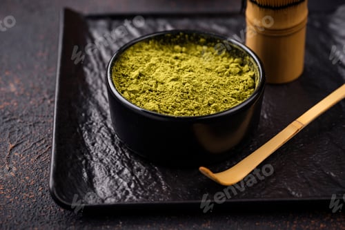 Preview: Japanese matcha green tea powder
