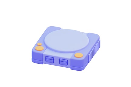 Preview: Console Game 3D Illustration