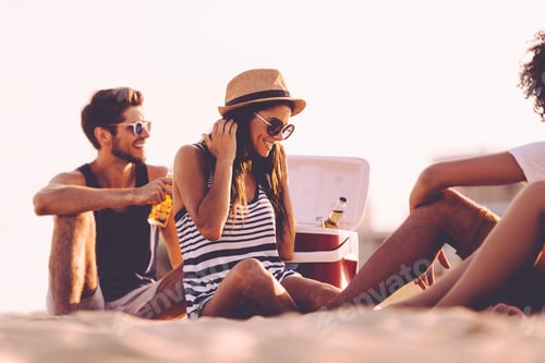 Preview: Beach time with friends.
