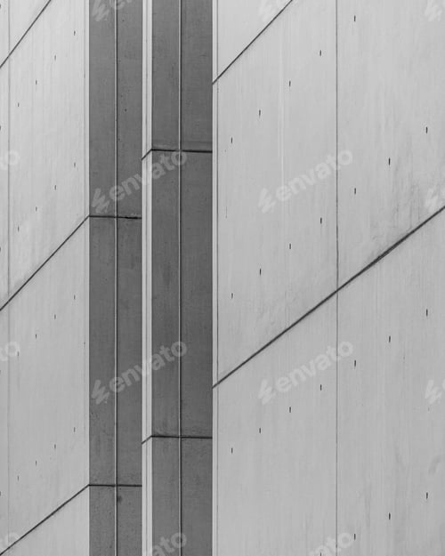 Preview: Large modern cityscape with gray brick walls