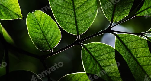 Preview: The leaves with sunlight