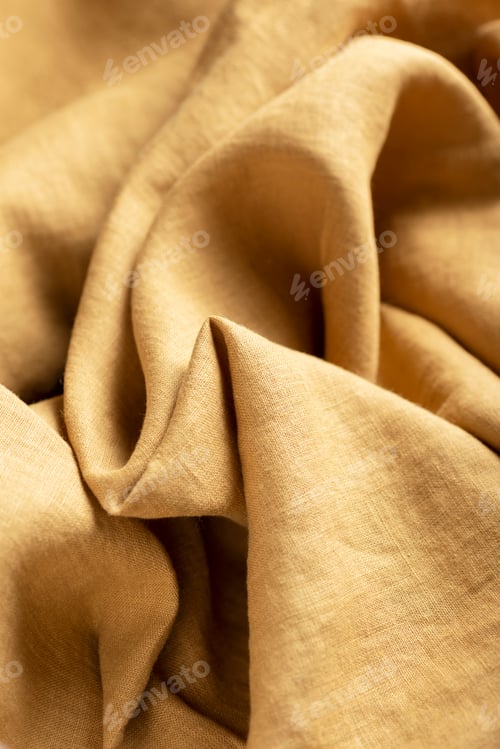 Preview: Curry linen fabric