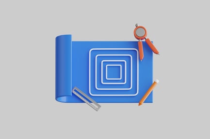 Preview: Stadium design blueprint with tools