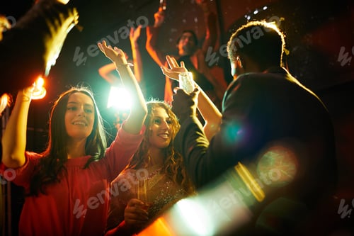 Preview: Beautiful girls dancing at party