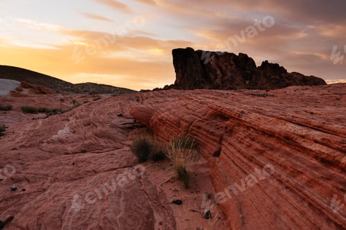 Preview: Geology near the 'Fire Wave', Valley of Fire State Park, Nevada, USA