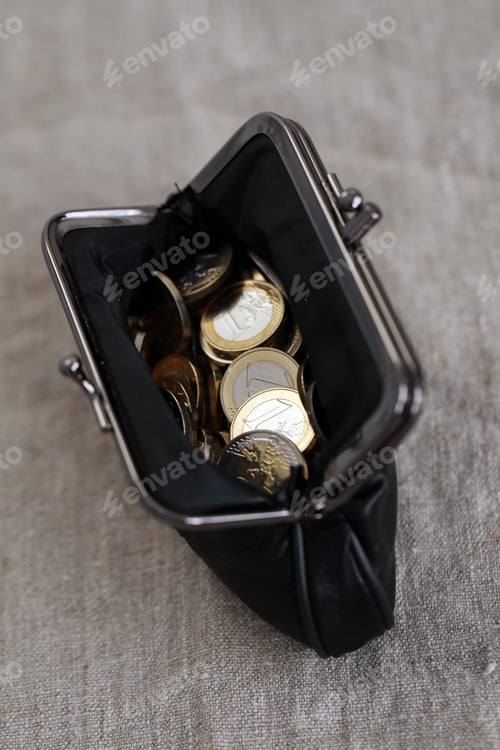 Preview: Money, finances. Euro coins