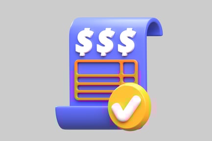 Preview: Finance check bill icon