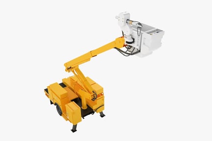 Preview: Articulating Bucket Truck Rear Section