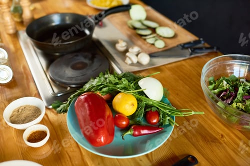 Preview: Working Area of Modern Kitchen