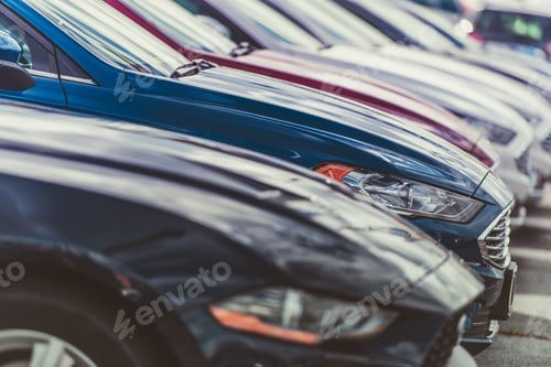 Preview: Row of New Cars