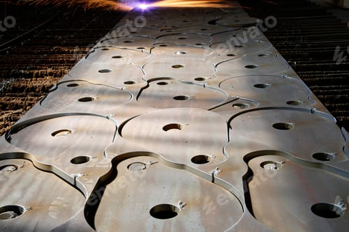 Preview: Industrial laser with sparks