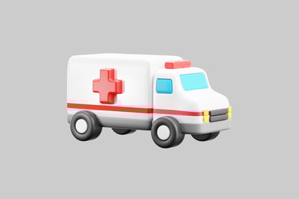 Preview: Cartoon ambulance vehicle