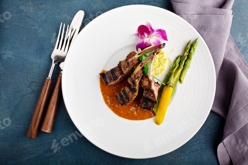 Preview: Lamb chops with fried rice