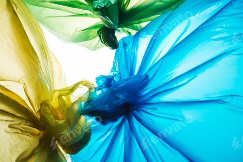 Preview: Colorful disposable plastic waste