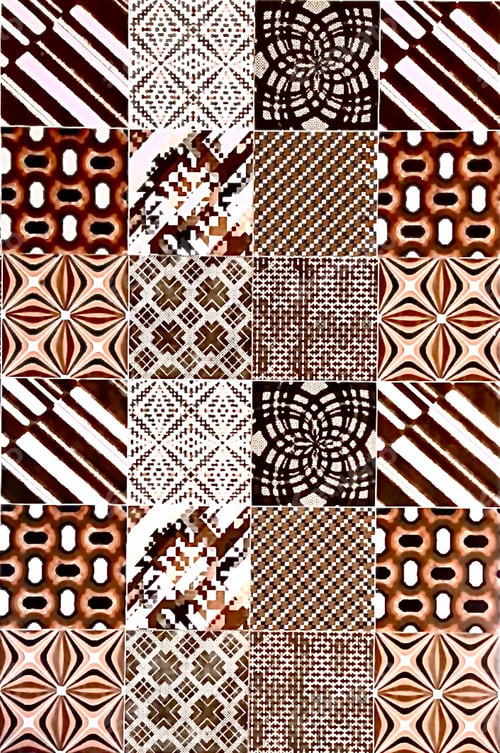 Preview: Mozaic Batik Pattern