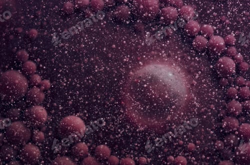 Preview: abstract bubbles in water surreal background